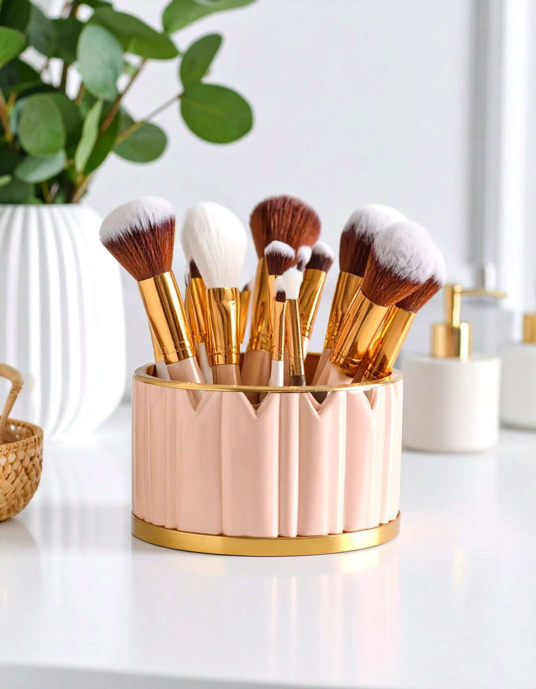 Brush and Tool Holders - 24 vanity organization ideas