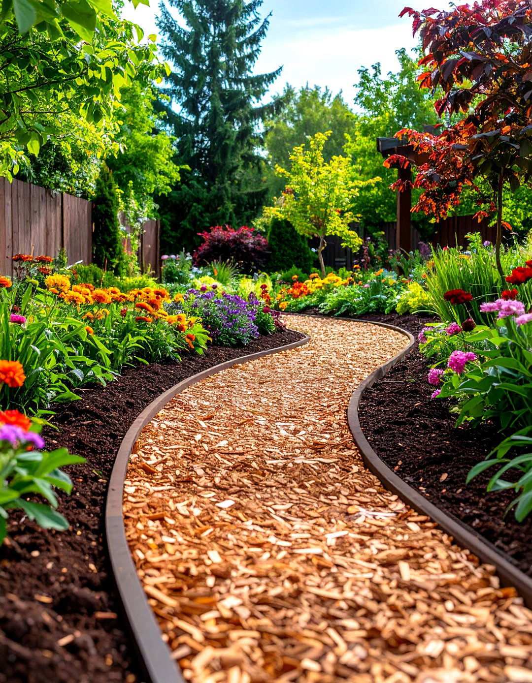 Budget Conscious Mulch Routes - 24 Mulch Pathway Ideas