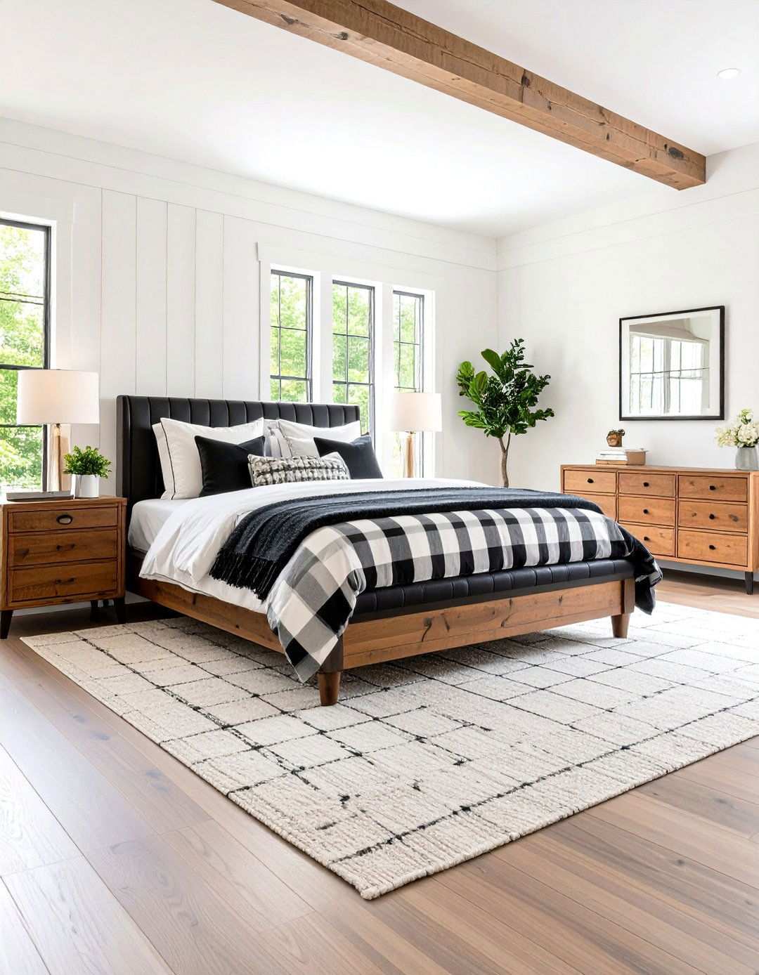 Buffalo Check Bedroom - 24 Western Bedroom Ideas