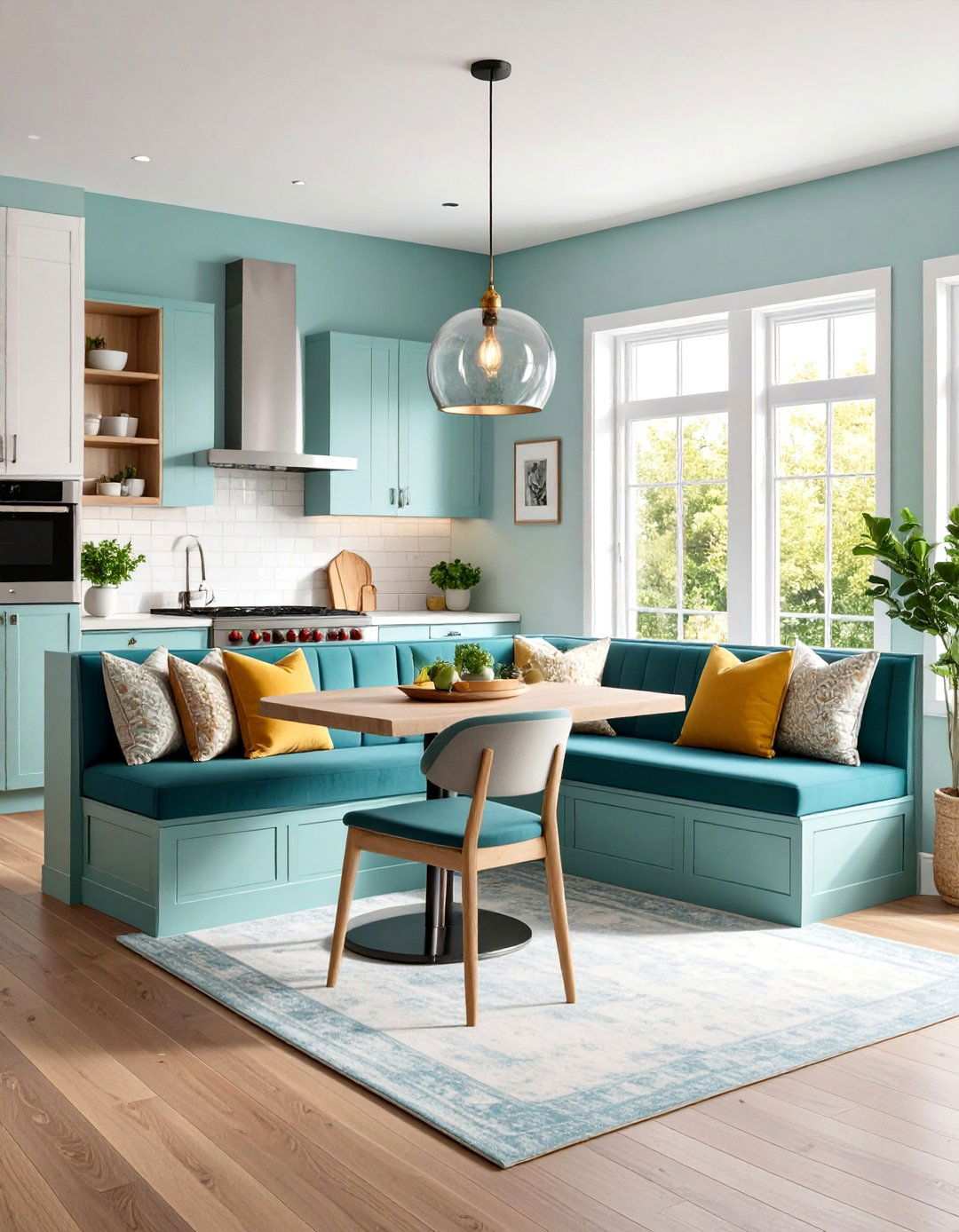 Built in Banquette Seating - 24 Small Dining Room Ideas