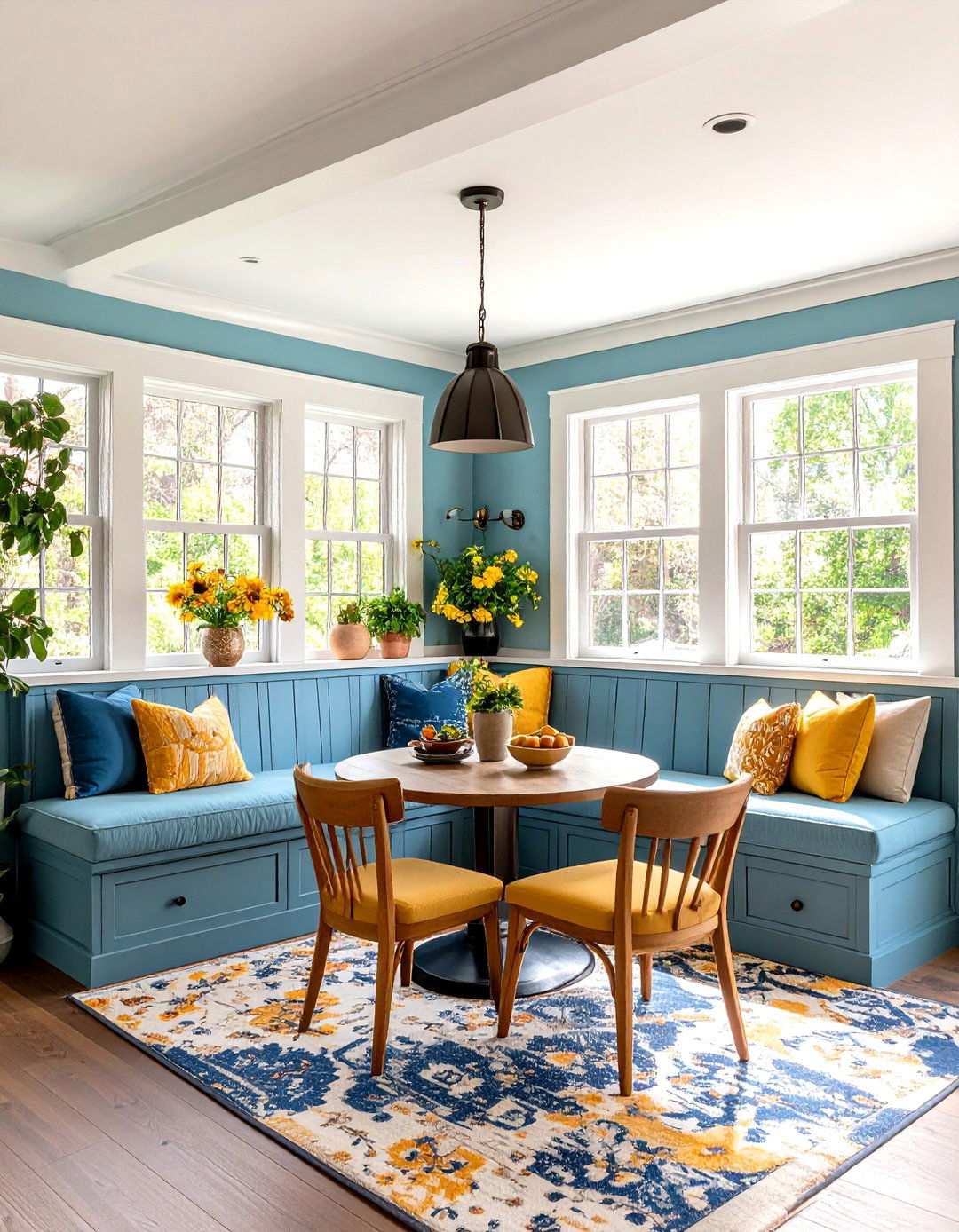 Built in Breakfast Nook - 24 Tudor Kitchen Ideas