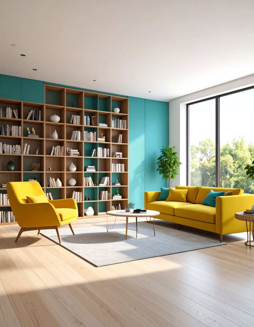 Built in Feature Integration - 24 Transitional Interior Design Ideas