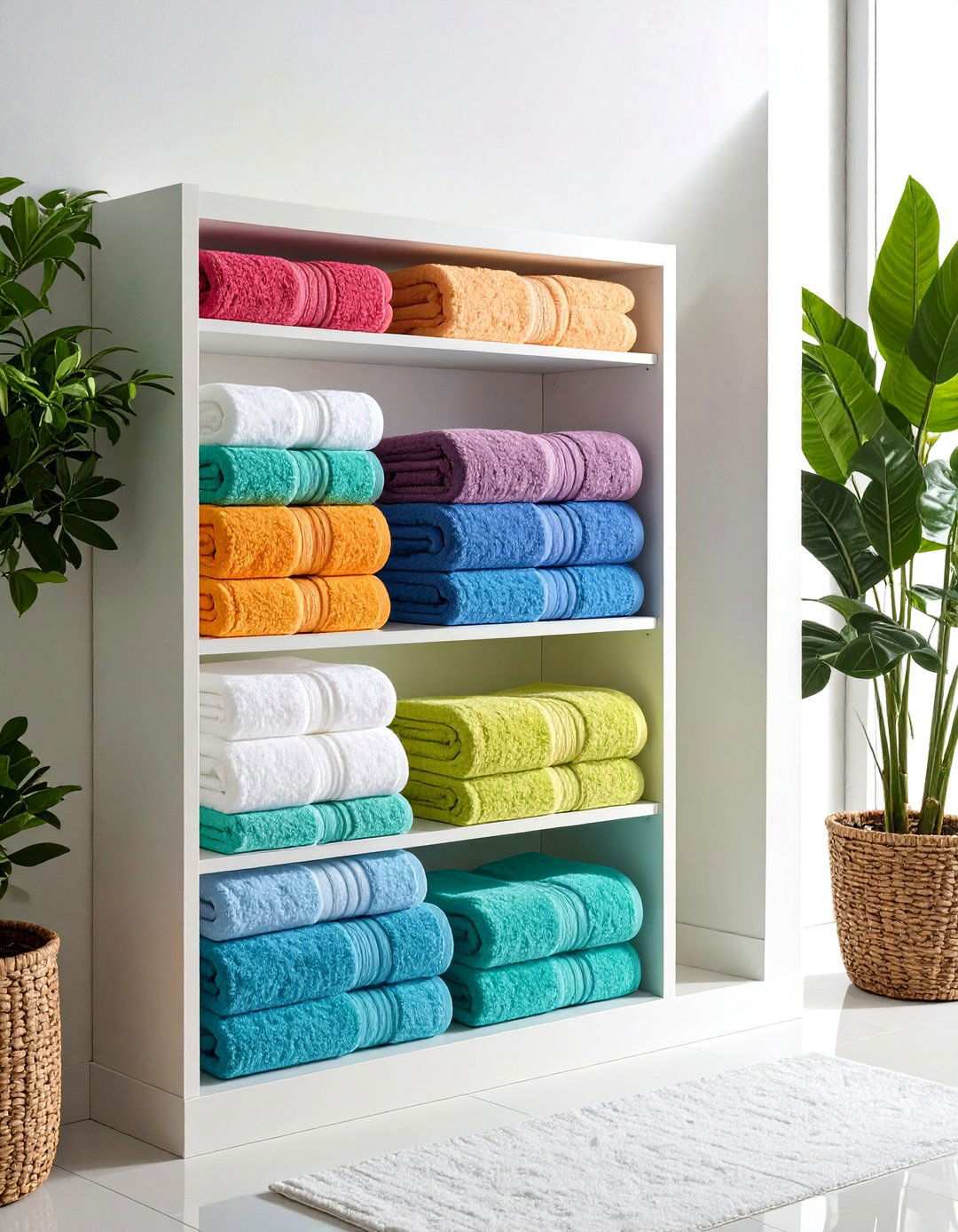 Built in Niche Styling - 24 Towel Display Ideas
