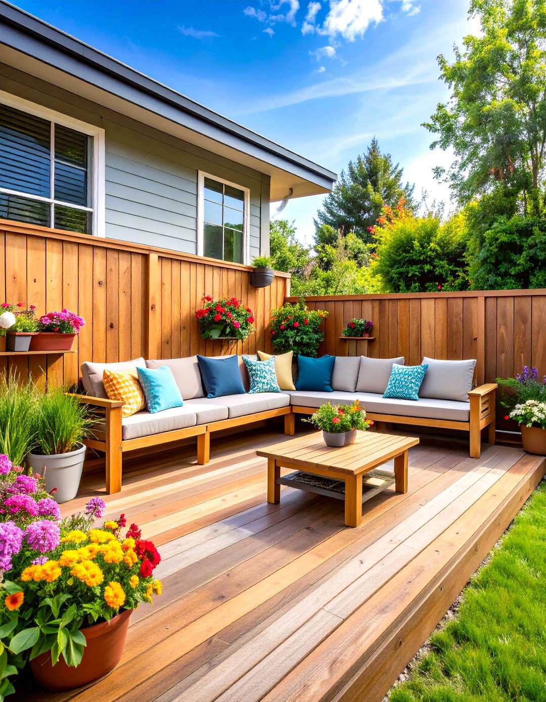 Built in Storage Deck Solution - 24 Small Deck Ideas