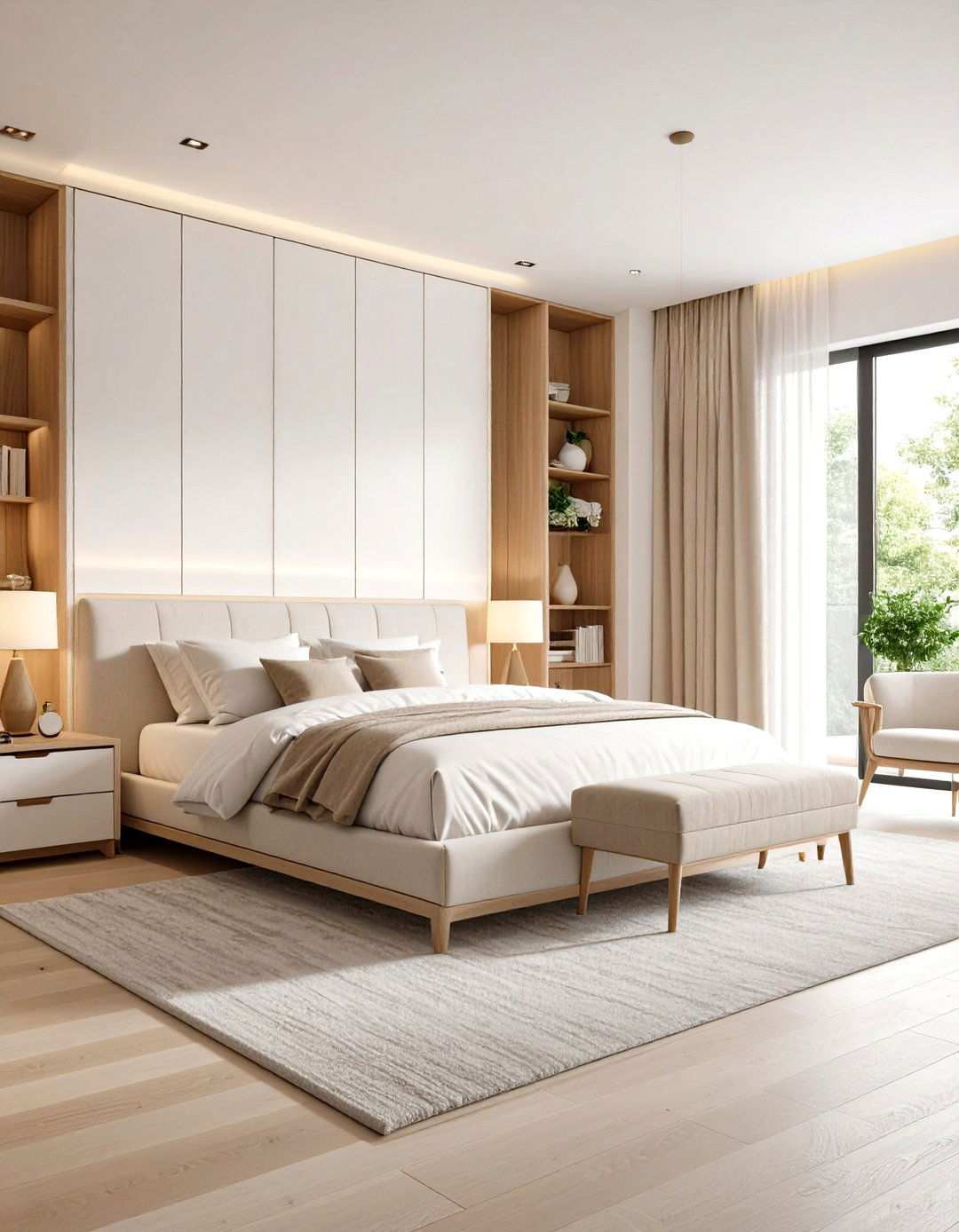 Built in Storage Minimalist Bedroom - 24 Minimalist Bedroom Ideas