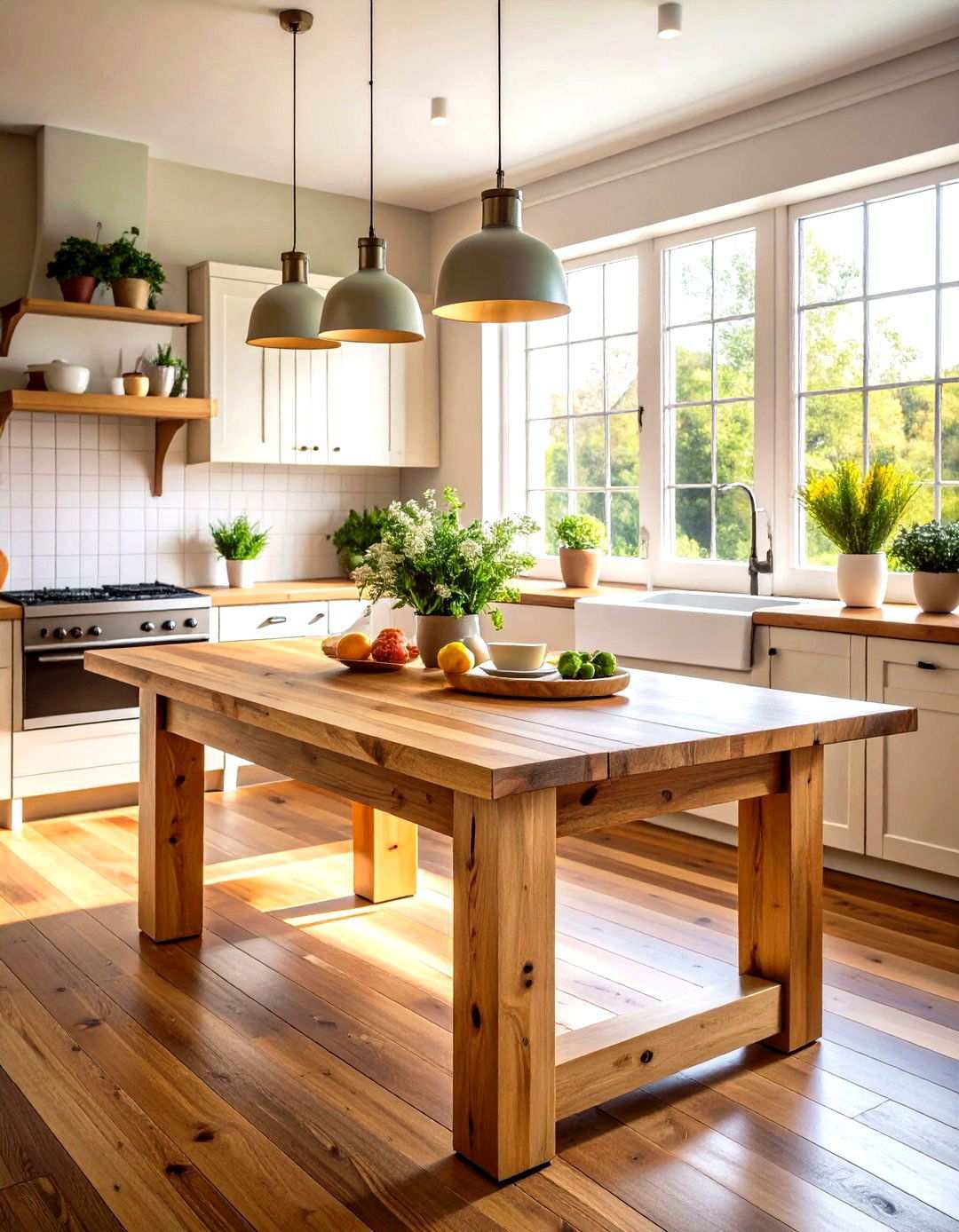 Butcher Block Kitchen Tables - 24 Table Design Ideas