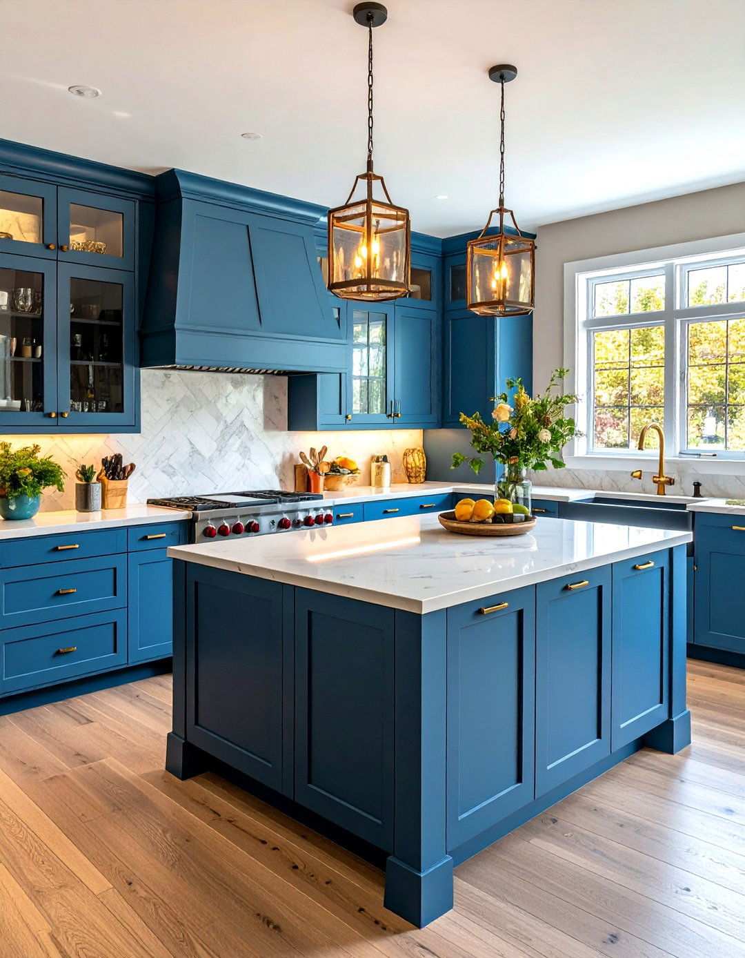 Butlers Pantry Kitchen with Service Area Extension - 24 Modern Kitchen Ideas