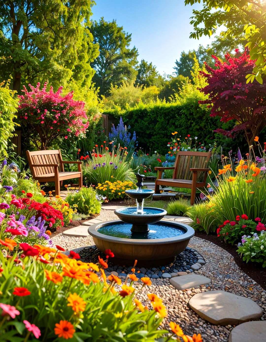 Butterfly and Hummingbird Habitat Garden - 24 Tropical Backyard Ideas