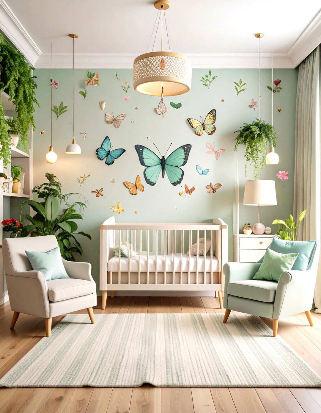 Butterfly Garden Enchantment Nursery - 24 Whimsical Nursery Ideas
