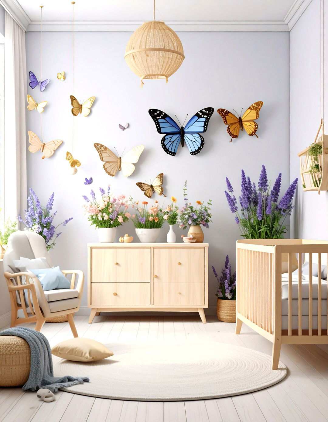 Butterfly Garden Nursery with Pollinator Friendly Plants - 24 Nursery Garden Ideas