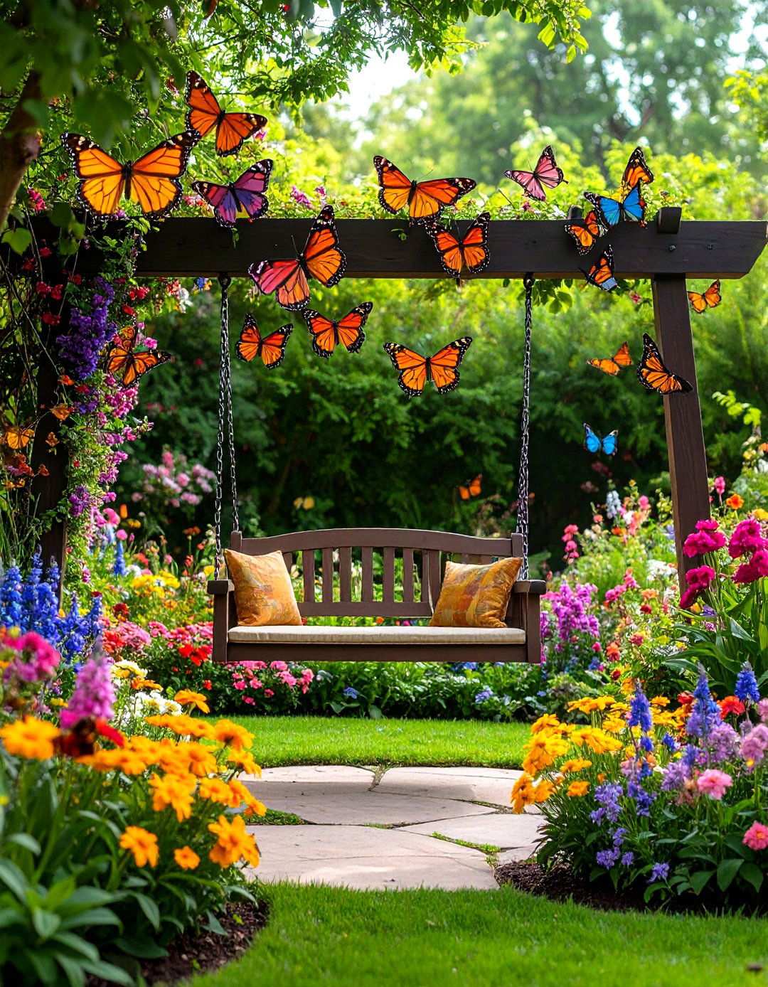 Butterfly Garden Reading Sanctuary - 24 Outdoor Reading Nook Ideas
