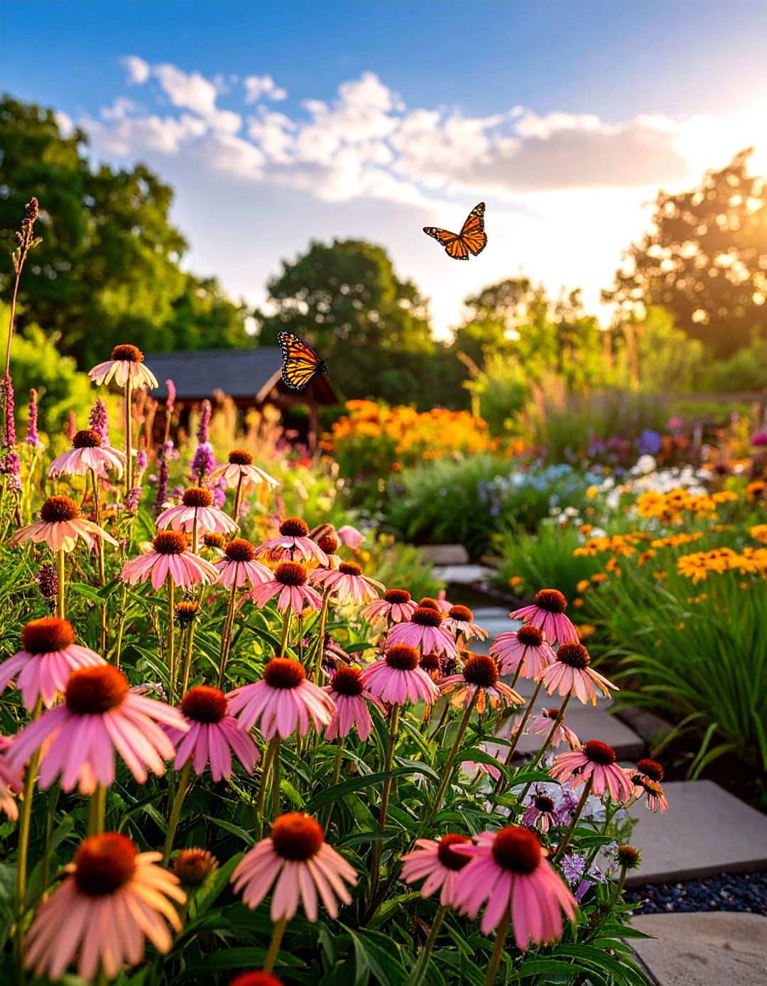 Butterfly Garden Terraced Habitat - 24 Tiered Garden Ideas