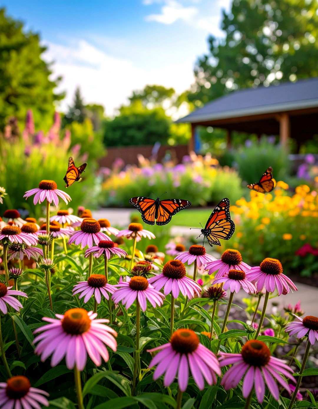Butterfly Pollinator Garden - 24 School Garden Ideas