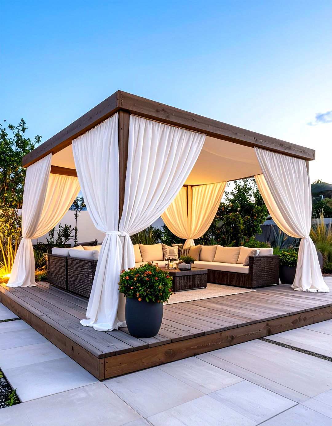 Cabana Chic Patio - 24 Tropical Patio Ideas