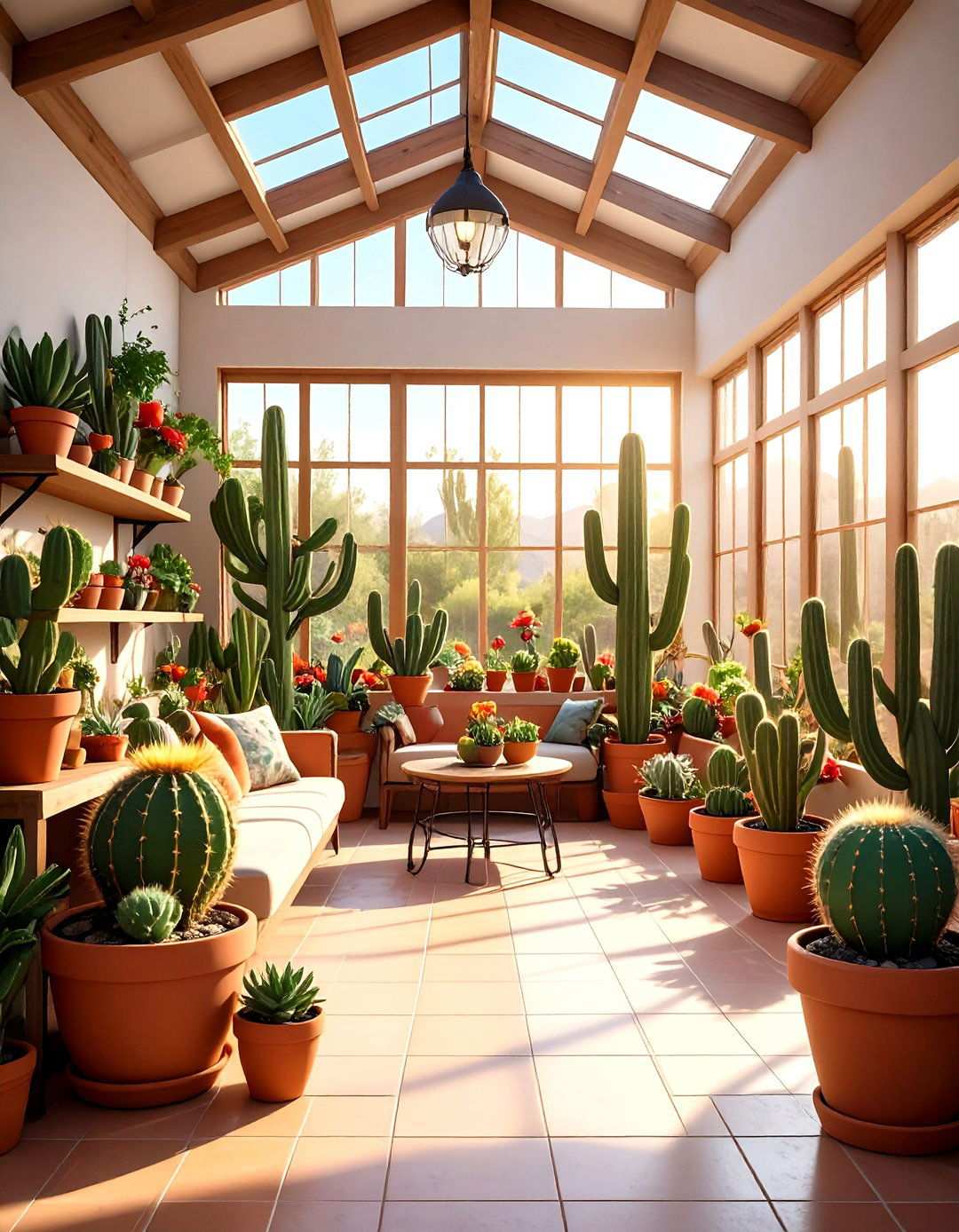 Cactus Garden Room Displays - 24 Western Decor Ideas