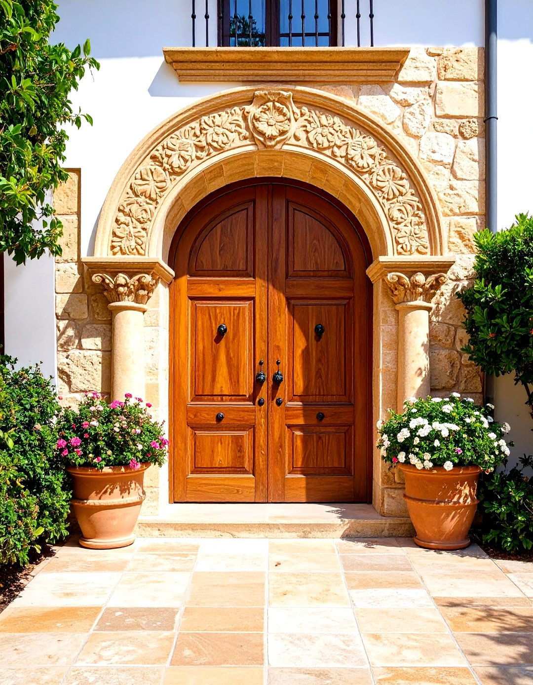 Cantera Stone Architectural Details Design - 24 spanish bungalow exterior ideas