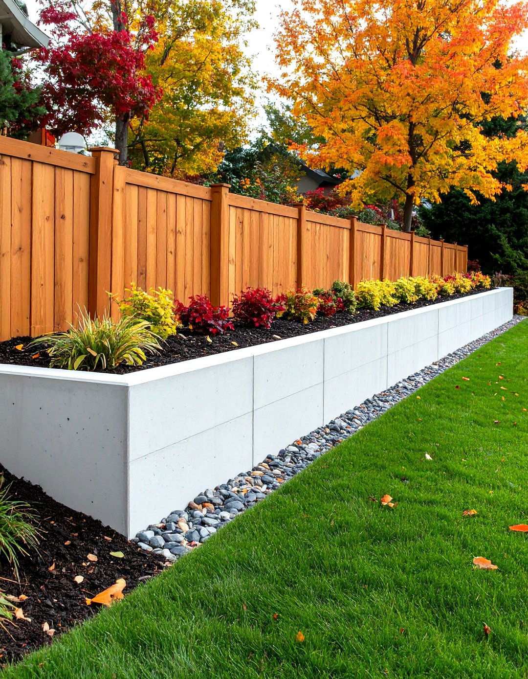 Cantilever Concrete Retaining Wall Design - 24 Retaining Wall Ideas for Sloped Backyard