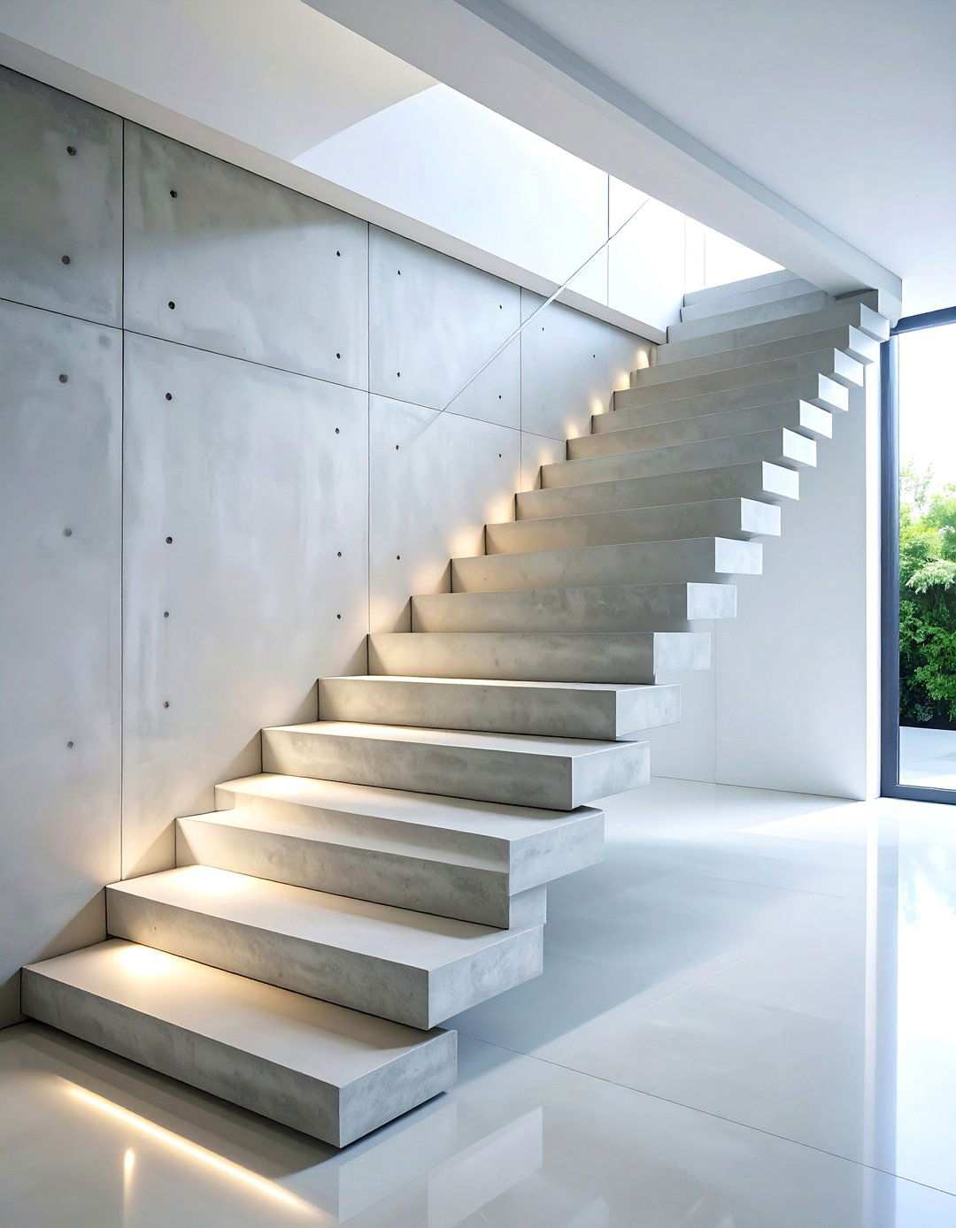 Cantilever Concrete Staircase Design - 24 Staircase Ideas