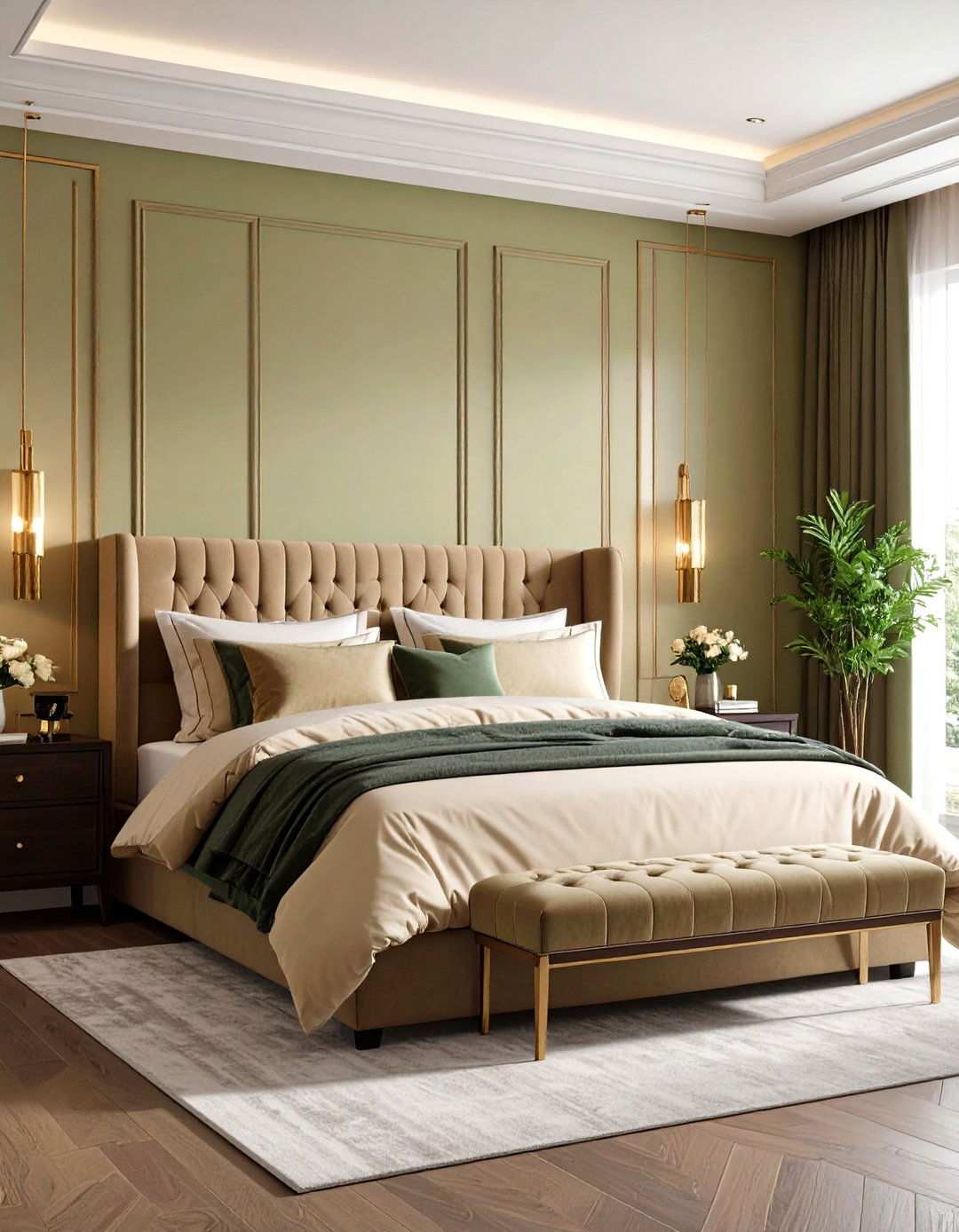 Cappuccino Limewash Rich Bedroom - 24 Limewash Bedroom Ideas