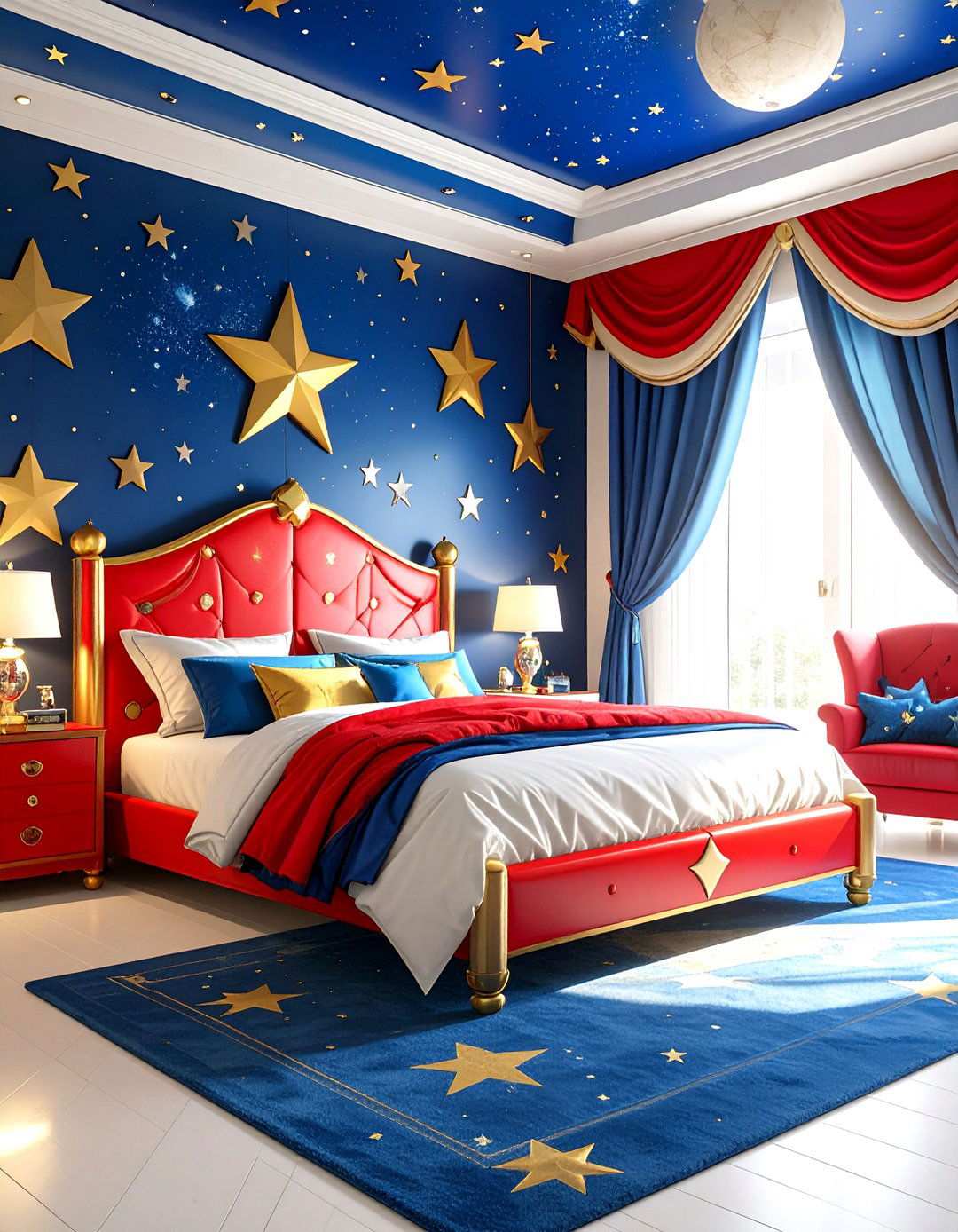 Captain Marvel Cosmic Power Station - 24 Marvel Bedroom Ideas