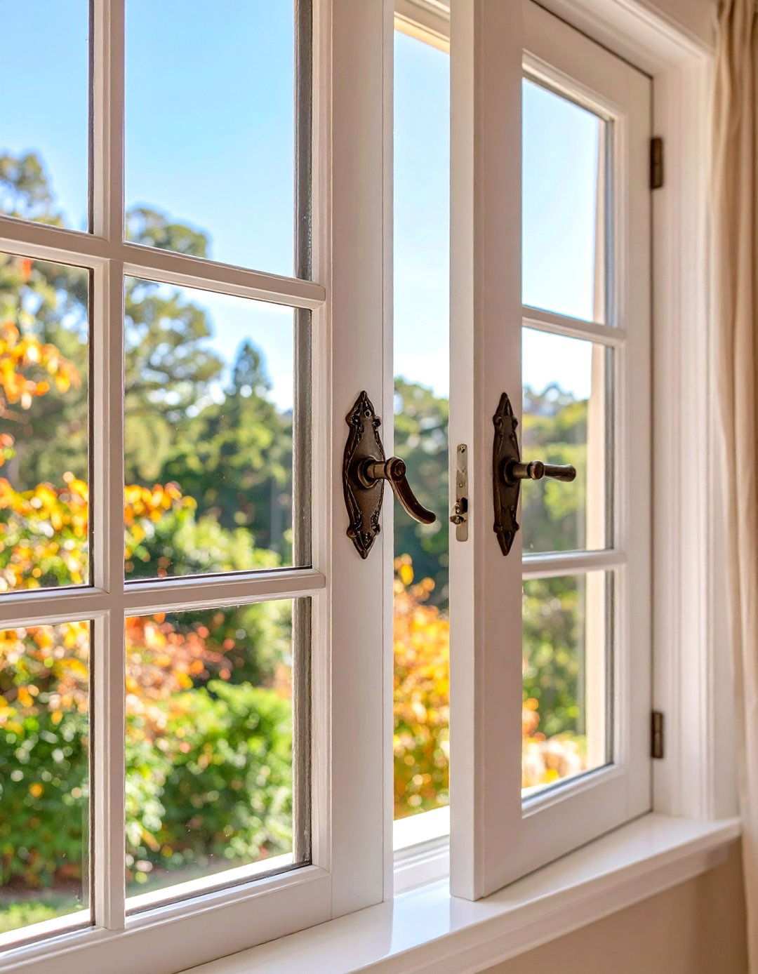 Casement Windows with Hardware Details - 24 spanish style windows