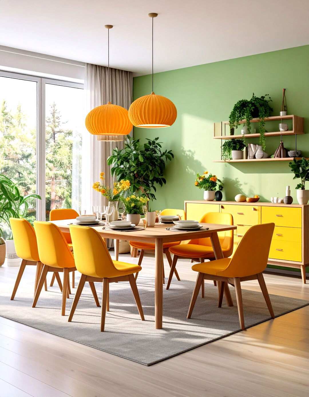 Casual Family Dining Areas - 24 Mid-century Modern Dining Rooms