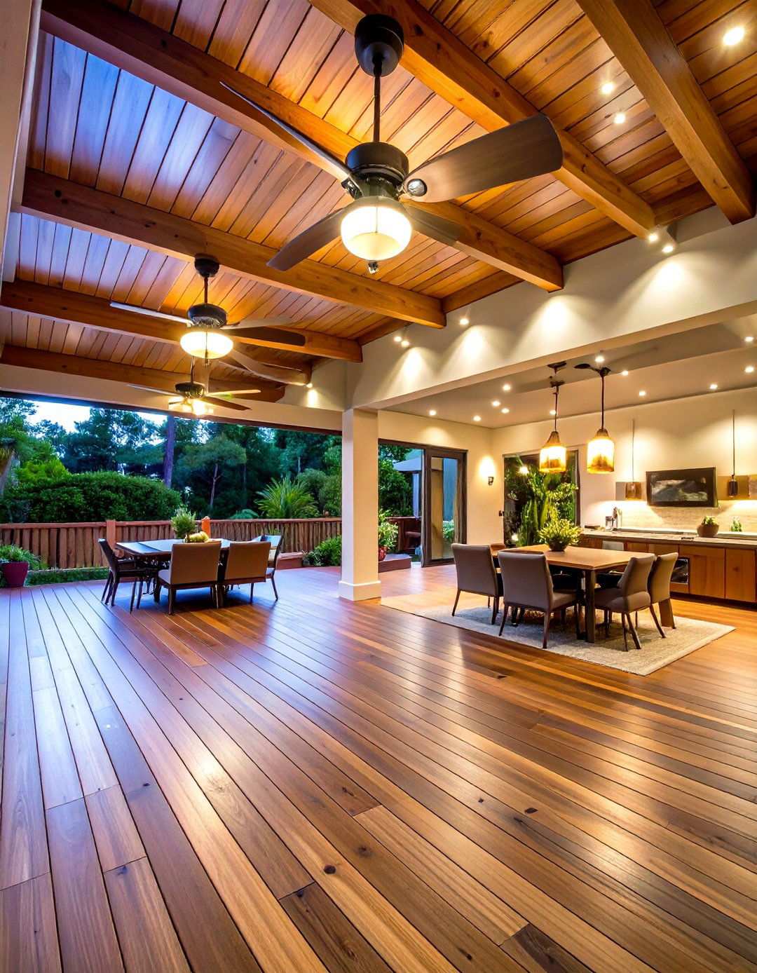 Ceiling Fan and Lighting Installation - 24 Under Deck Landscaping Ideas