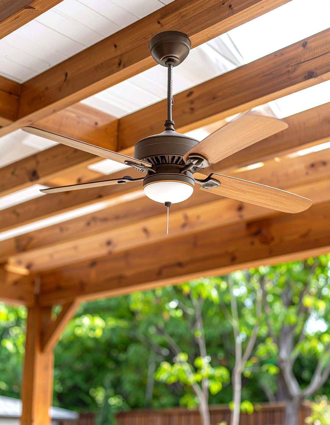 Ceiling Fan Lighting Combination - 24 Pergola Lighting Ideas