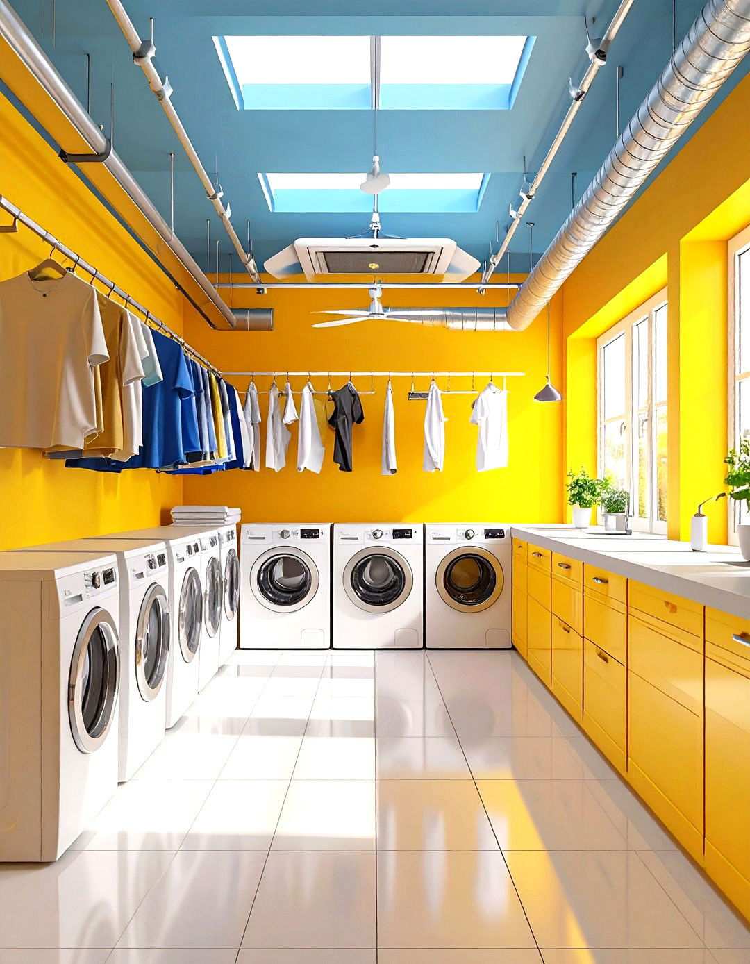 Ceiling Mounted Drying Systems - 24 Utility Room Ideas