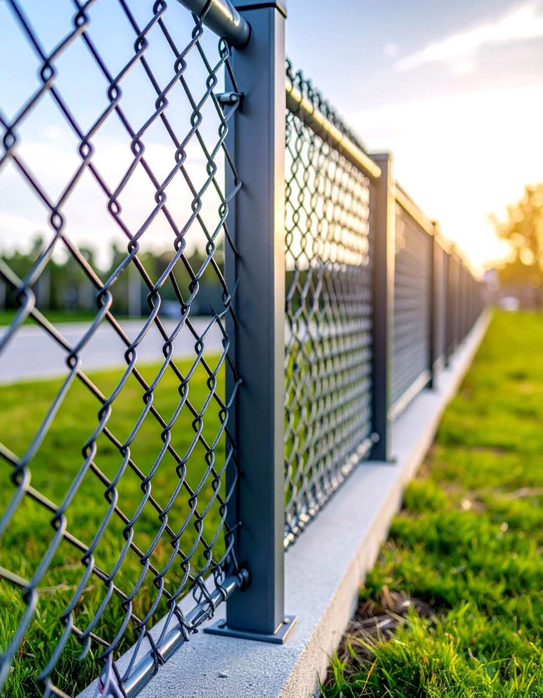 Chain Link Security Fence - 24 Types of Fences