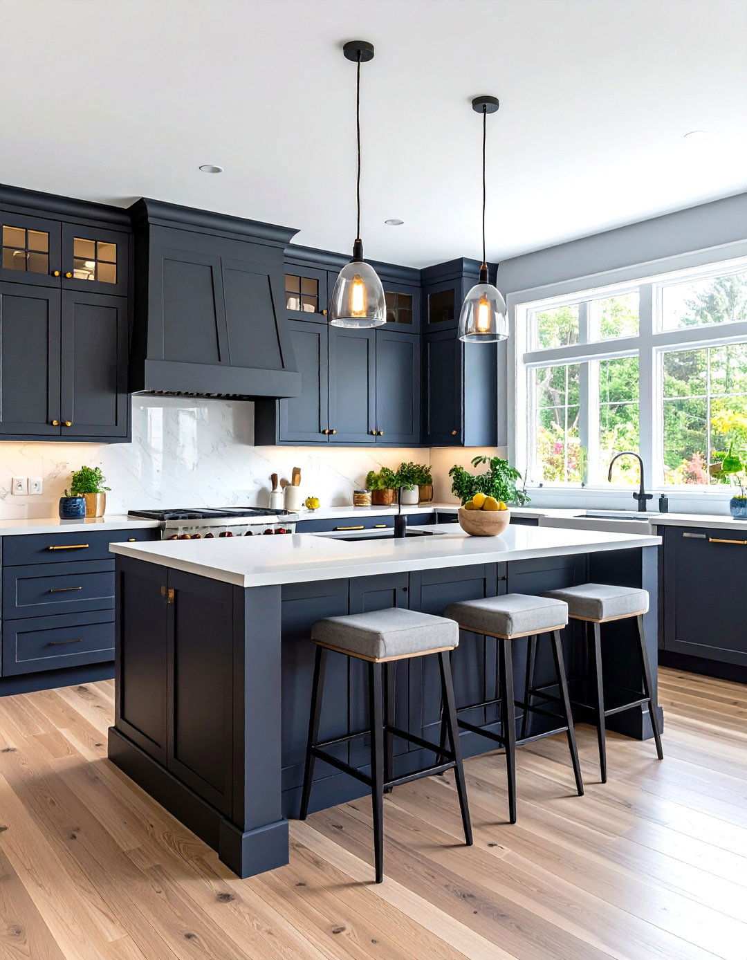 Charcoal Gray Kitchen Islands - 24 Kitchen Island Color Ideas
