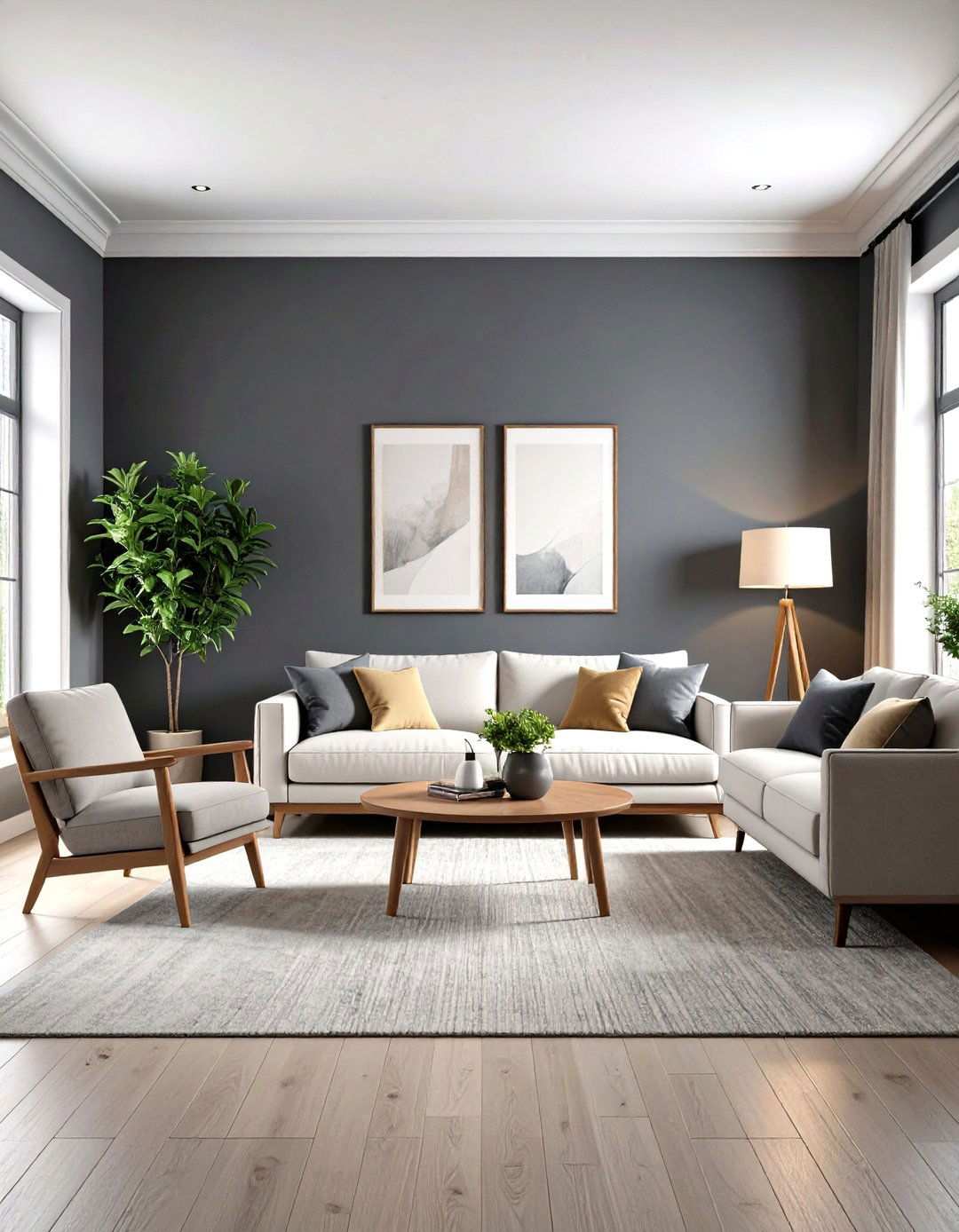 Charcoal Gray Living Room Paint - 24 Living Room Paint Colors