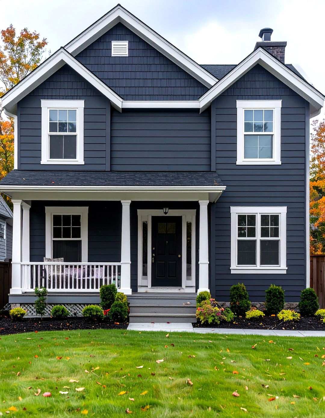 Charcoal Gray Siding Styles - 24 House Siding Colors