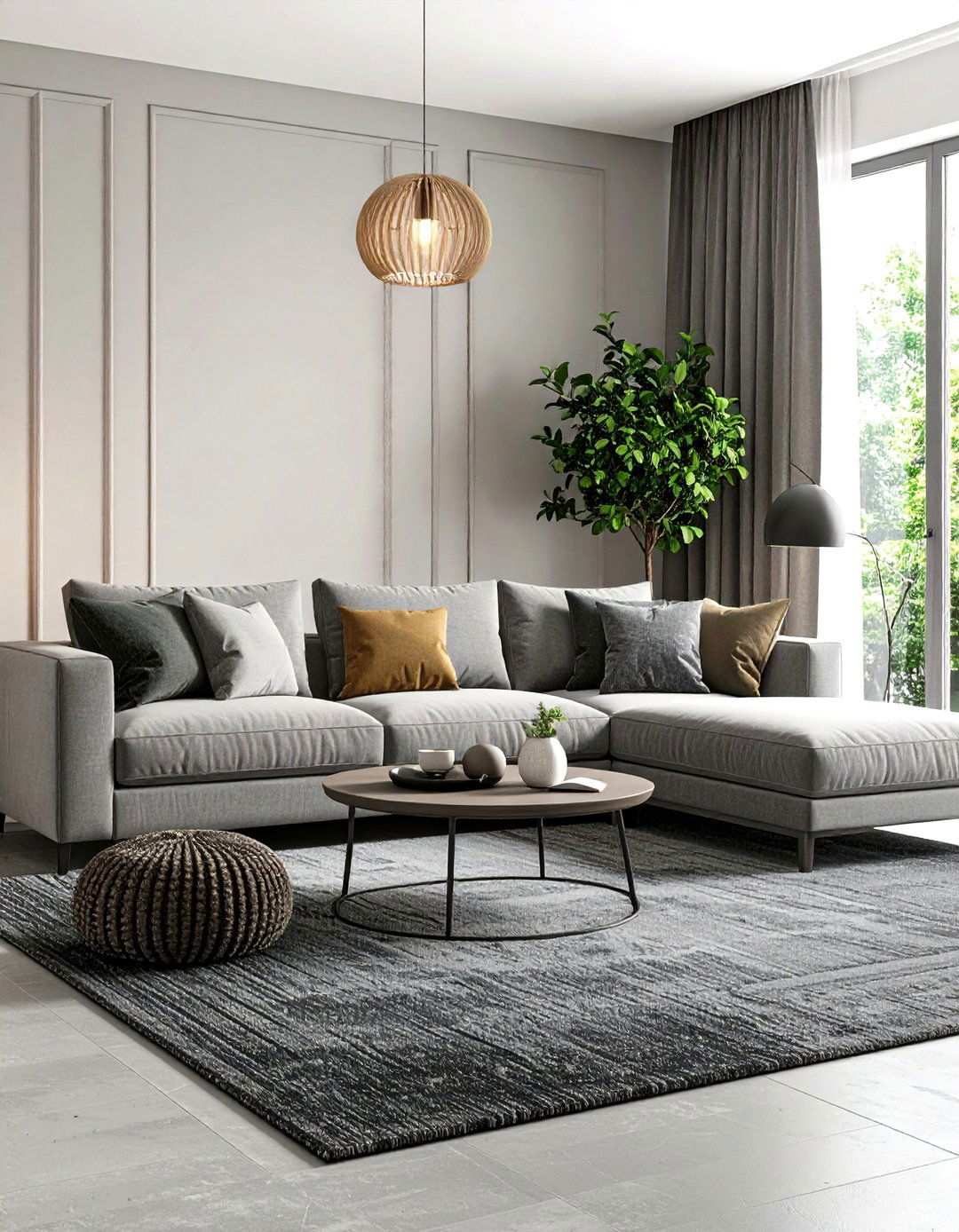 Charcoal Grey Rug Tonal Living Room - 24 what color rug goes with a grey couch