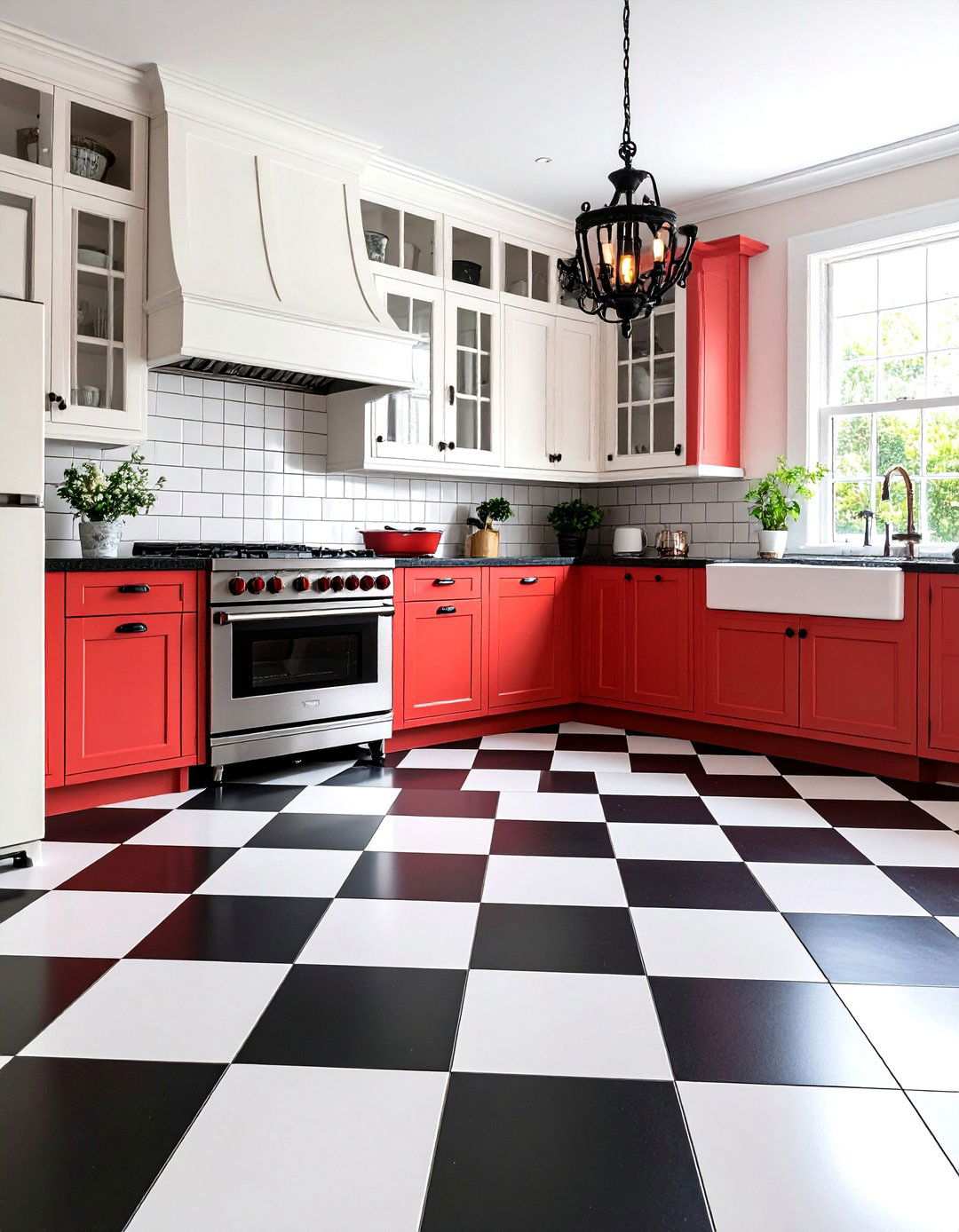 Checkerboard Pattern Kitchen Floor Tiles - 24 Kitchen Floor Tile Ideas