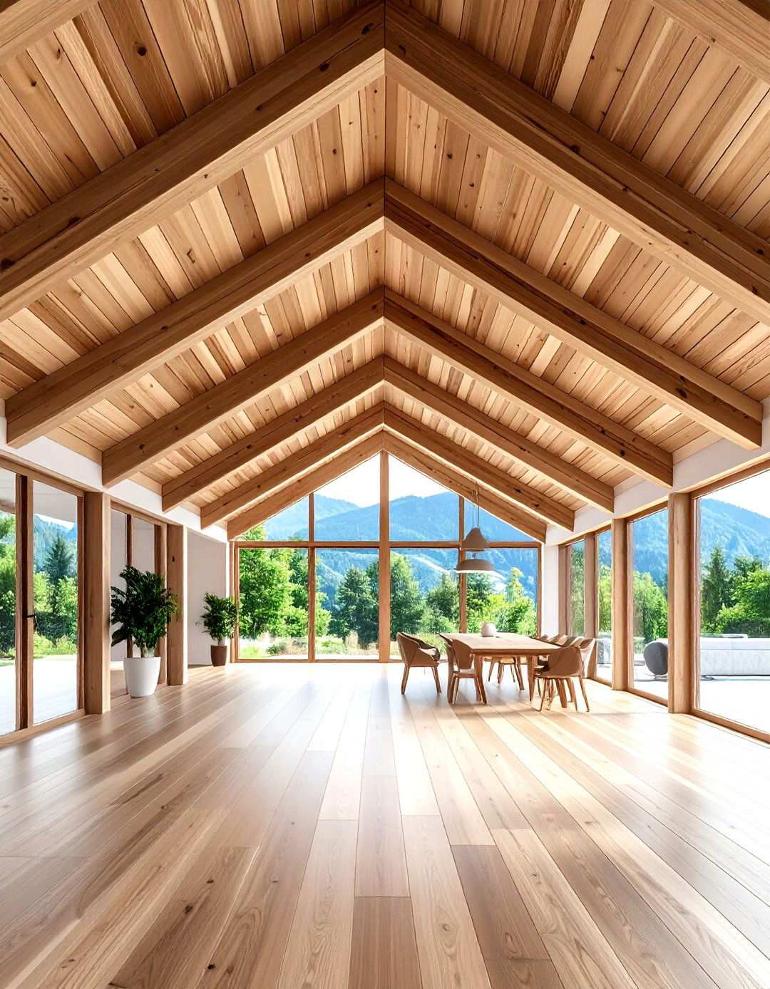 Chevron Wood Ceiling Patterns - 24 Wood Ceiling Ideas