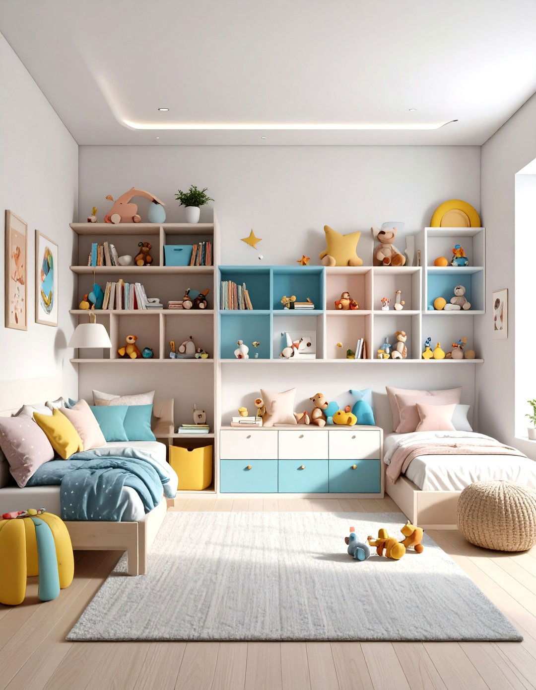 Childrens Bedroom Play Storage Niche - 24 Wall Niche Ideas