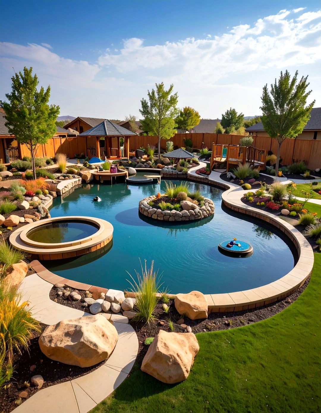Childrens Discovery Pond Adventure - 24 Pond Landscaping Ideas