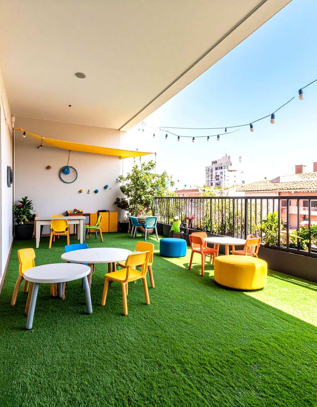 Childrens Play Area - 24 Large Balcony Ideas