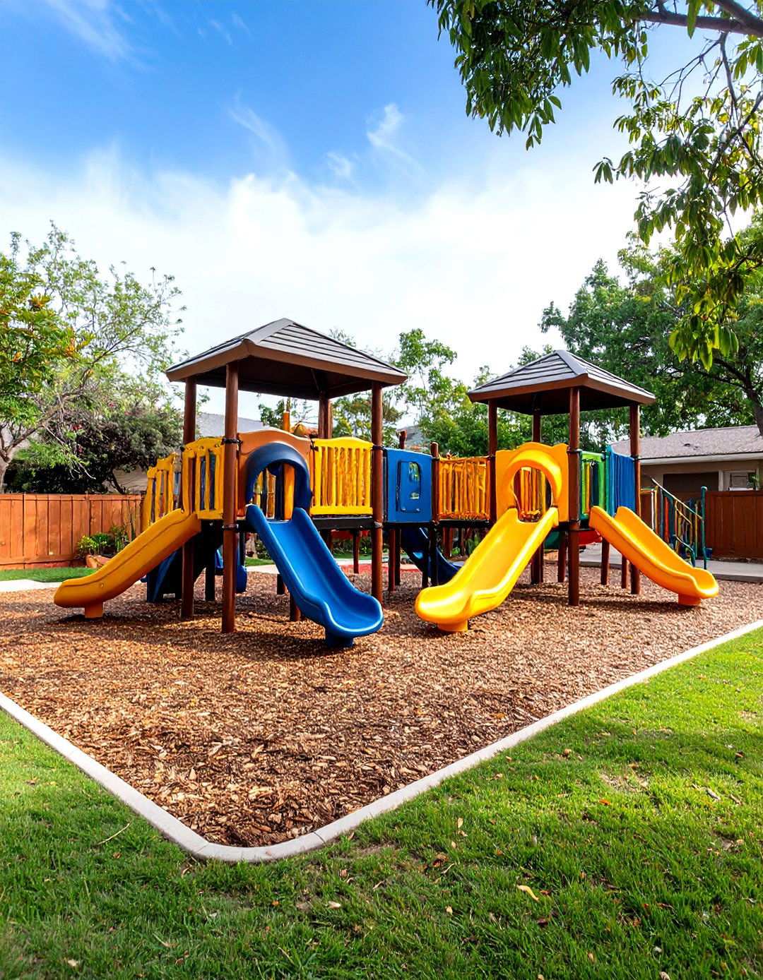 Childrens Play Area Safety Surface - 24 mulch patio ideas