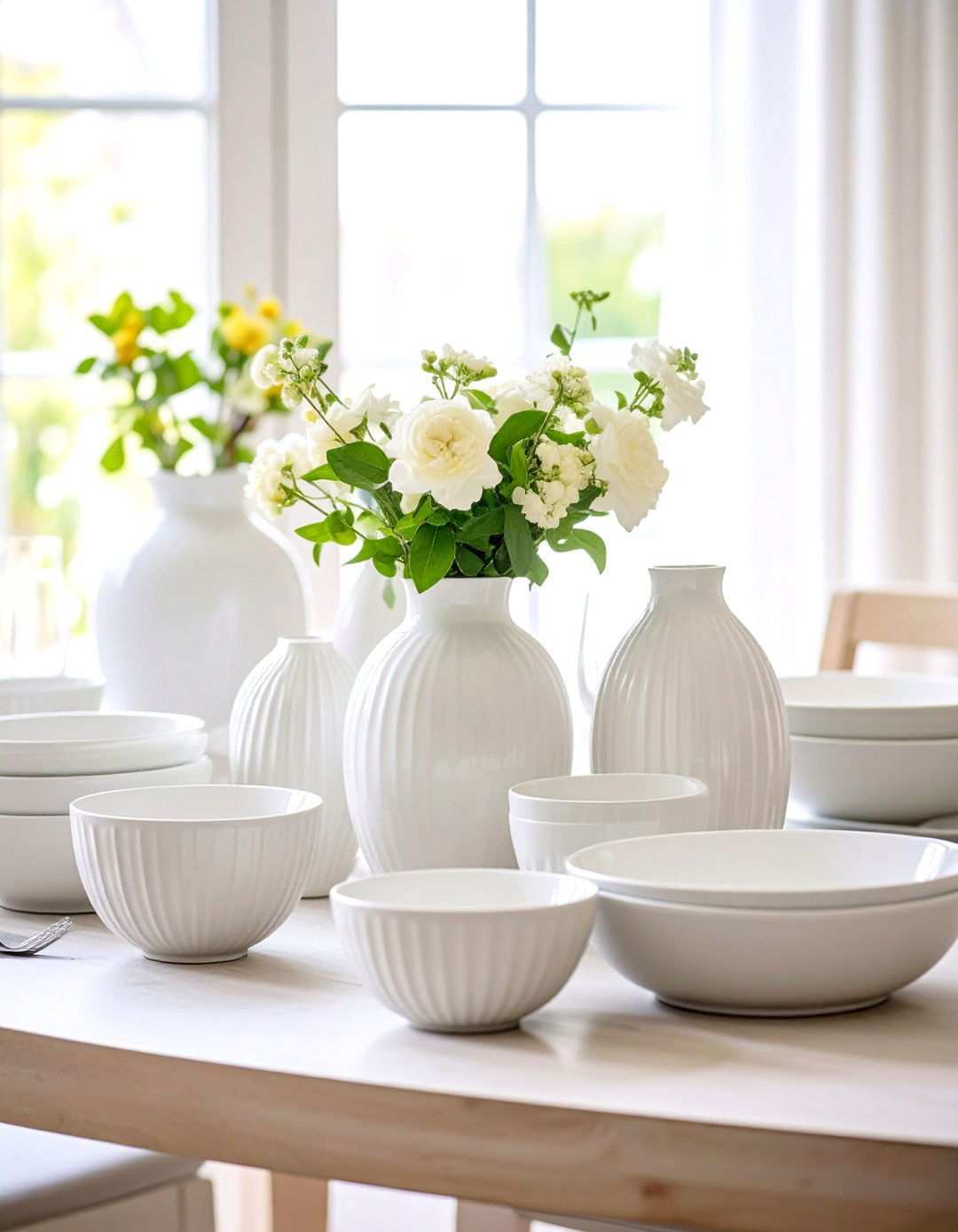 Chunky Porcelain Display Pieces - 24 Spring Decor Ideas