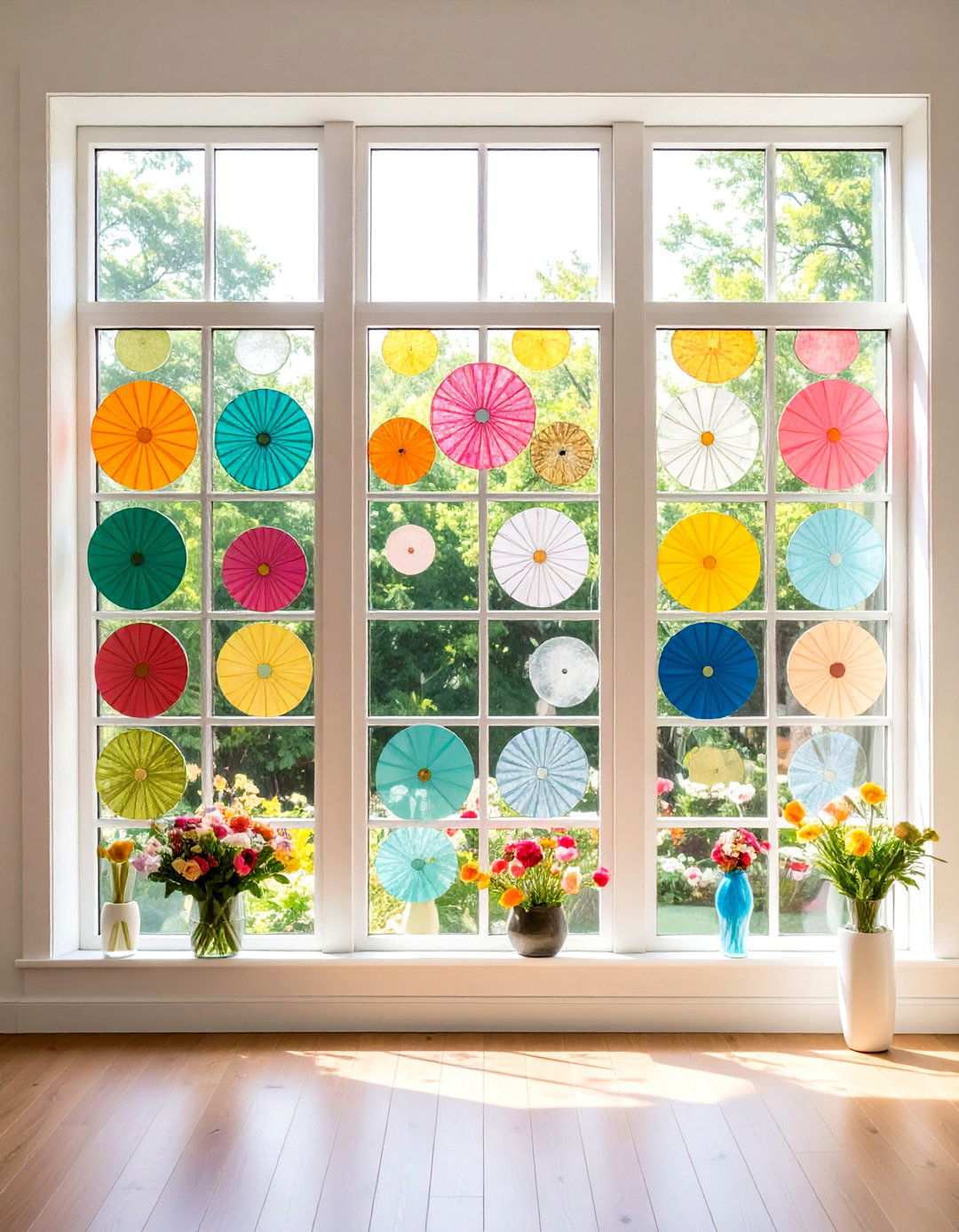 Circular Dot Pattern Window Film - 24 Window Film Designs