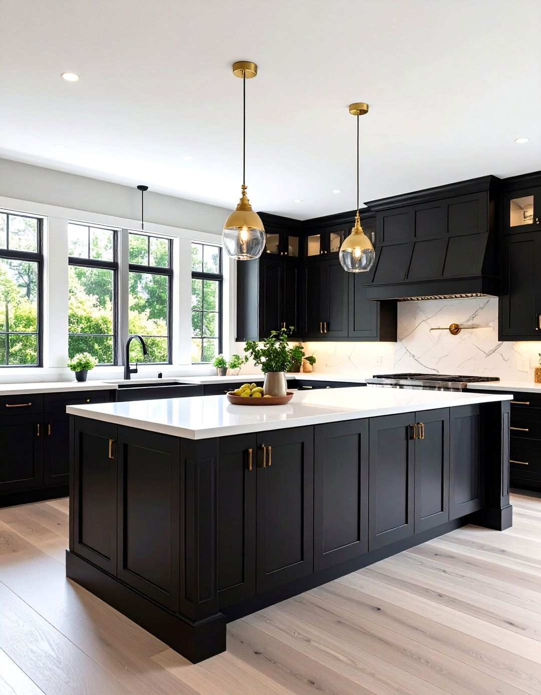 Classic Black Kitchen Islands - 24 Kitchen Island Color Ideas