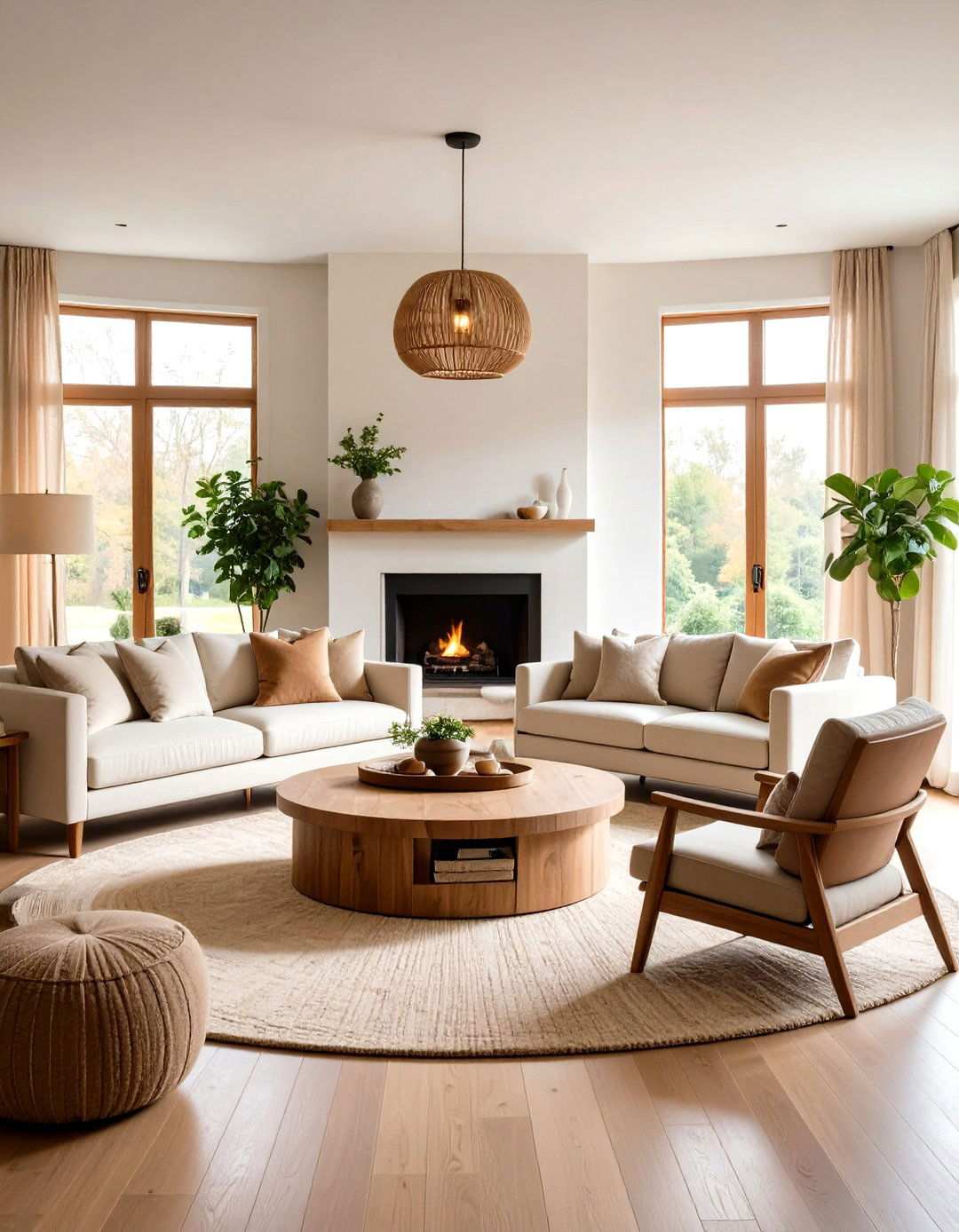 Classic Conversation Circle Layout - 24 Living Room Layout Ideas