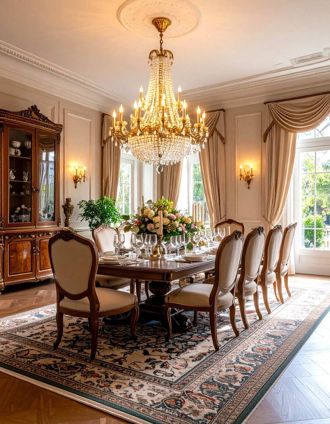 Classic Formal Dining Room Grandeur - 24 Traditional Interior Design Ideas