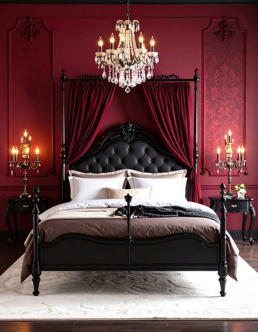 Classic Gothic Vampire Bedroom - 24 Vampire Bedroom Ideas
