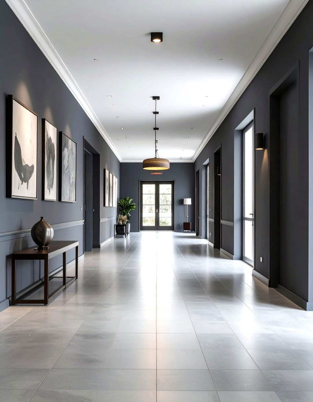 Classic Gray Hallway Design - 24 Light Gray Paint Colors for Your House