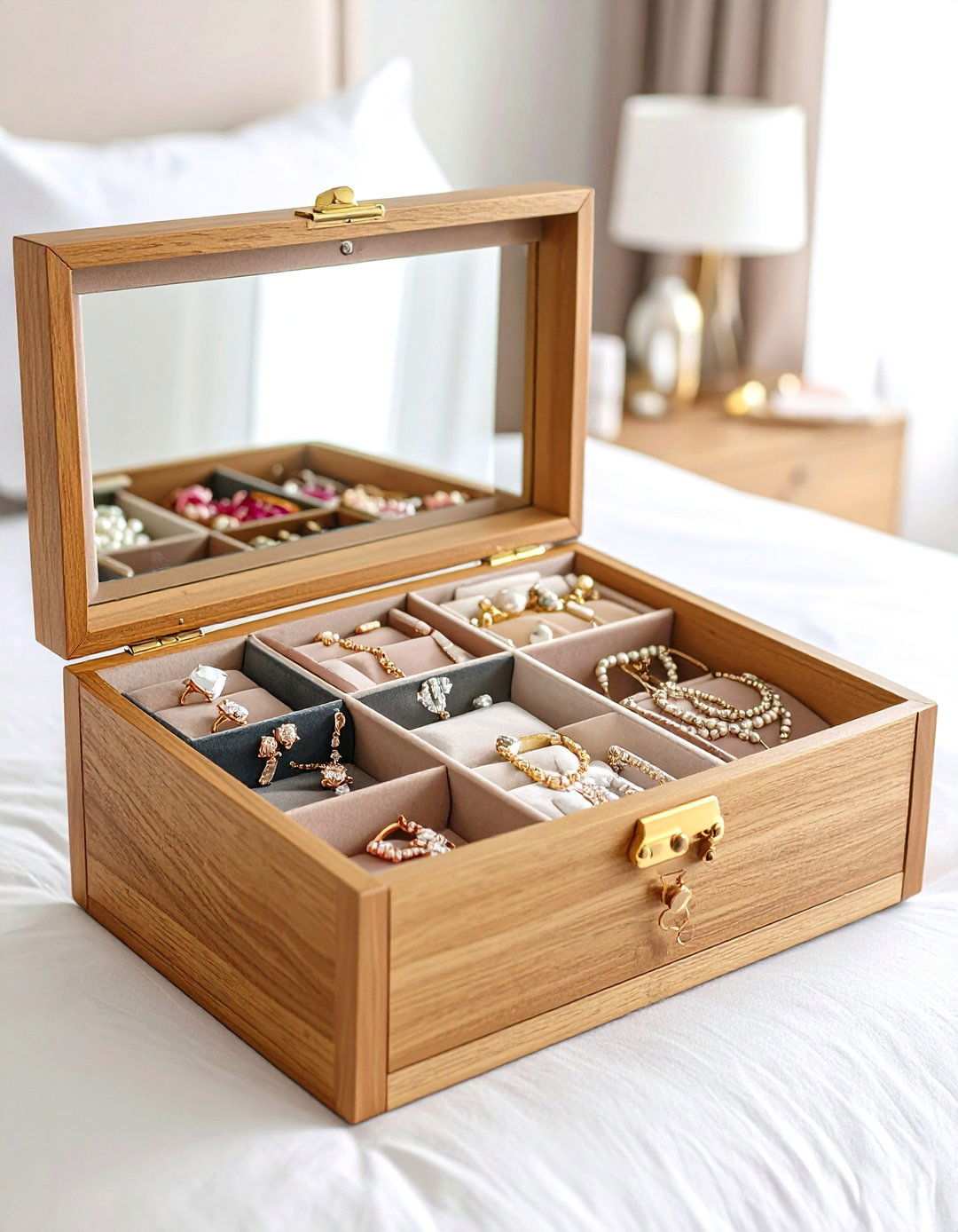 Classic Jewelry Box Storage - 24 Jewelry Storage Ideas