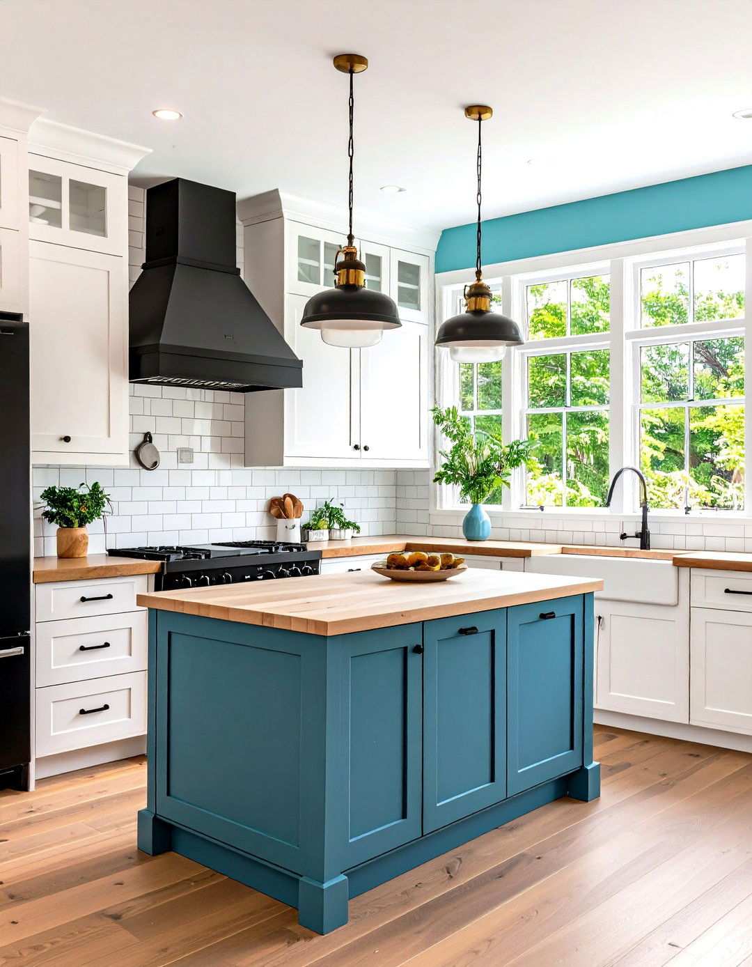 Classic Shaker Style Kitchen - 24 Kitchen With Black Appliances