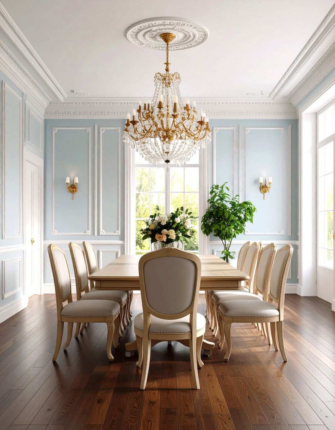 Classic Wainscoting Panels - 24 Wall Paneling Ideas
